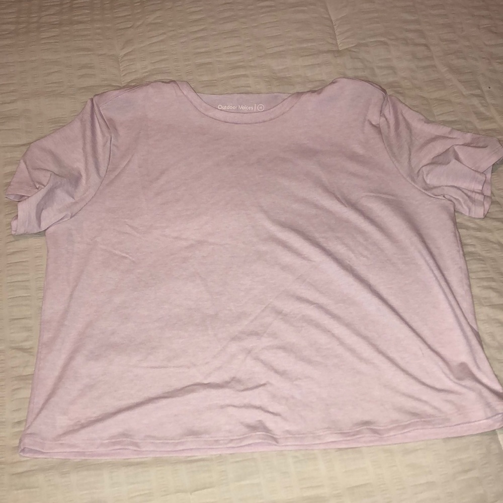 Outdoor voices workout shirt